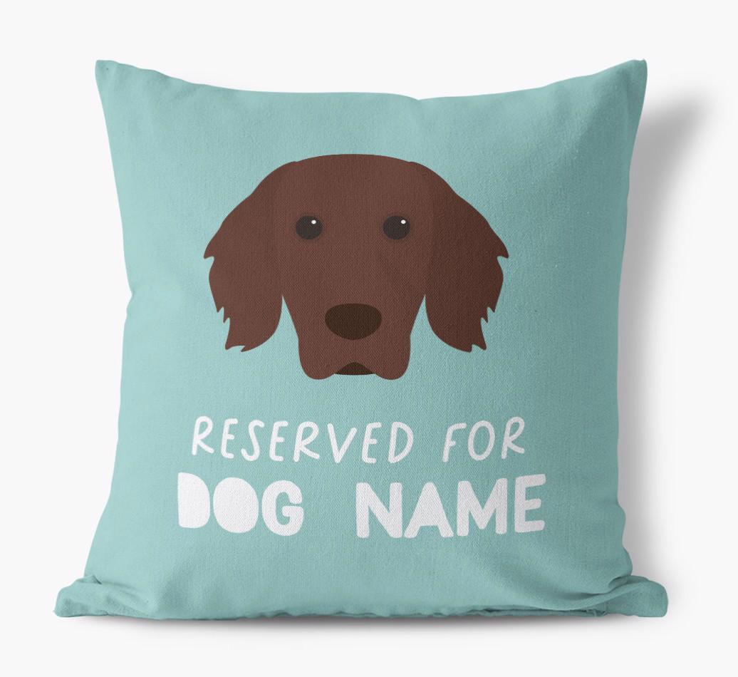 Reserved For: Personalized {breedFullName} Canvas Pillow