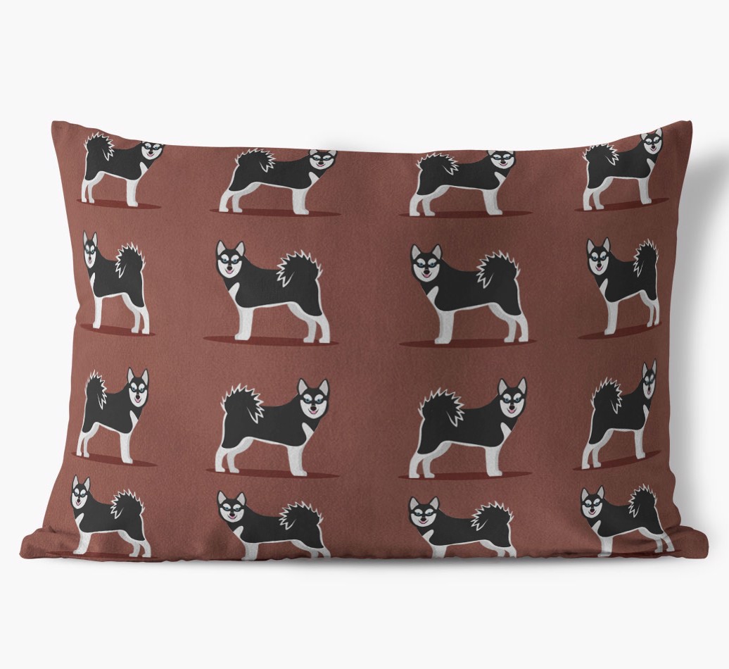 Yappicon Profile Pattern: Personalized {breedFullName} Soft Touch Pillow