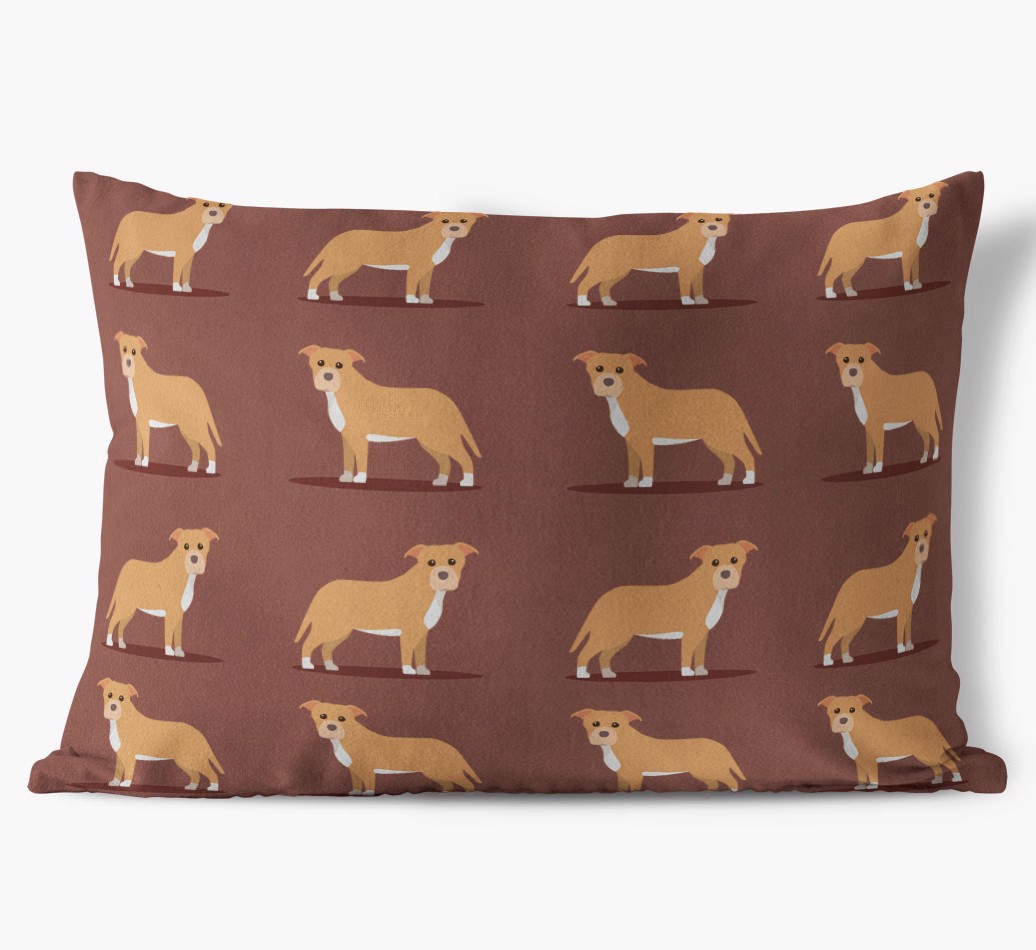Yappicon Profile Pattern: Personalised {breedFullName} Soft Touch Cushion