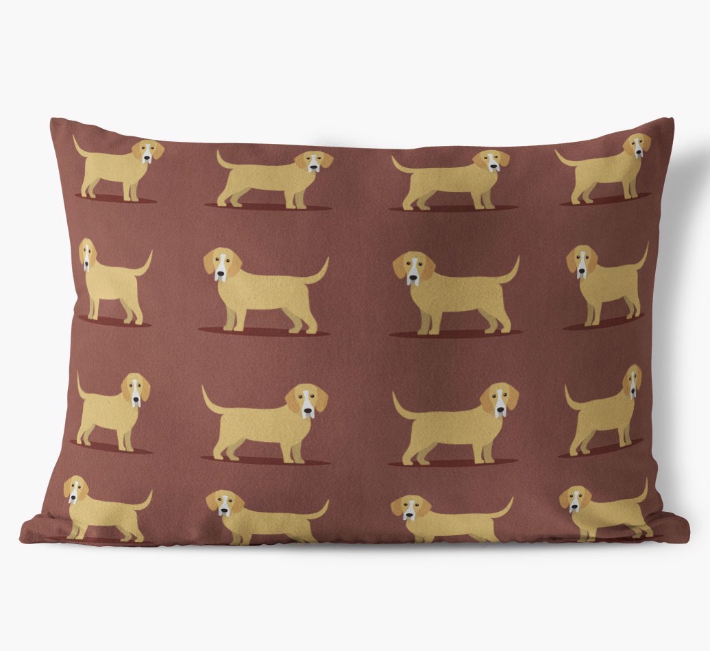 Yappicon Profile Pattern: Personalised {breedFullName} Soft Touch Cushion