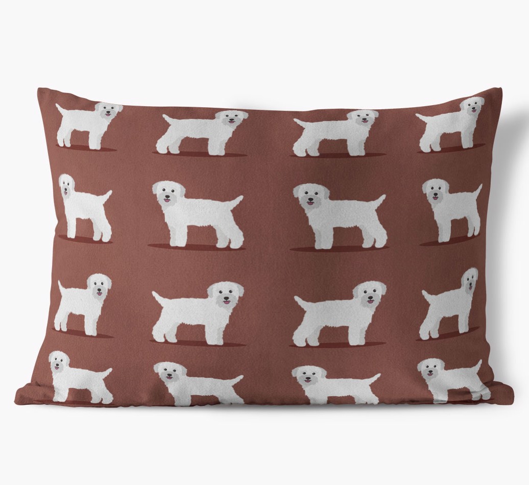 Yappicon Profile Pattern: Personalised {breedFullName} Soft Touch Cushion