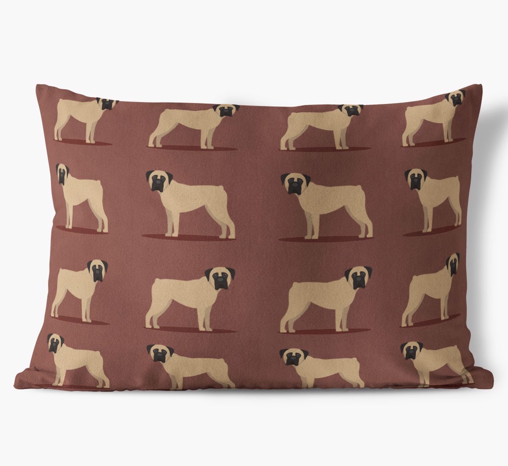 Yappicon Profile Pattern: Personalised {breedFullName} Soft Touch Cushion