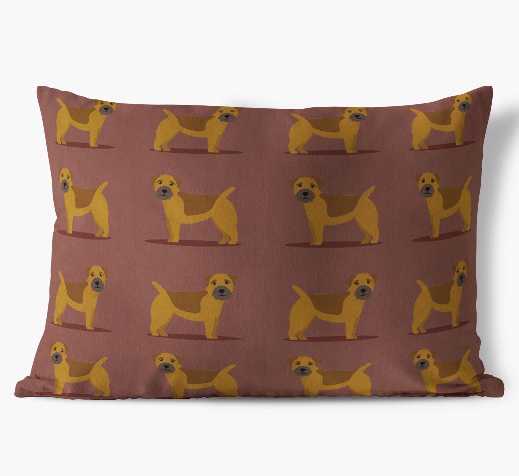 Yappicon Profile Pattern: Personalised {breedFullName} Soft Touch Cushion