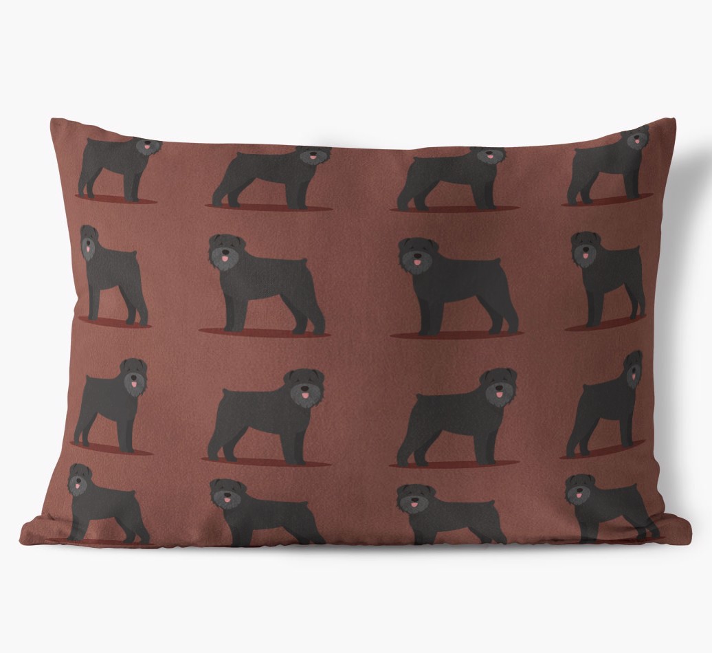Yappicon Profile Pattern: Personalized {breedFullName} Soft Touch Pillow