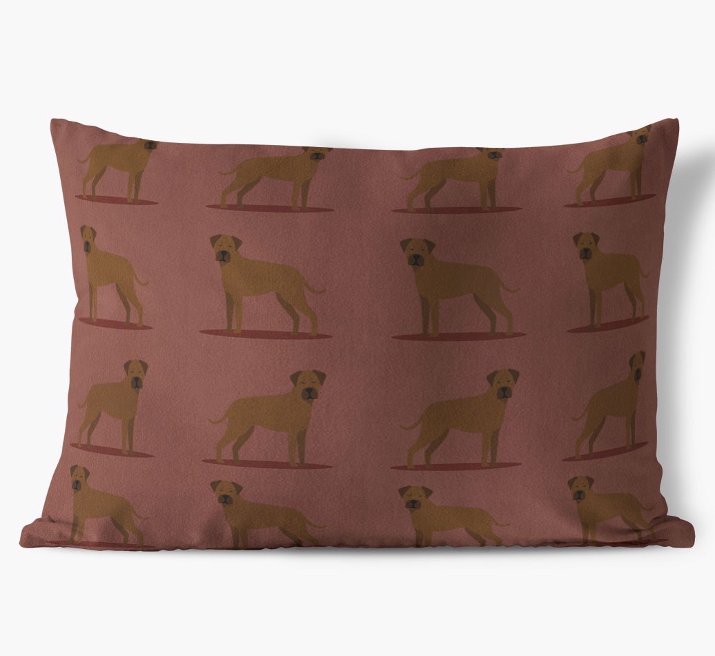 Yappicon Profile Pattern: Personalized {breedFullName} Soft Touch Pillow