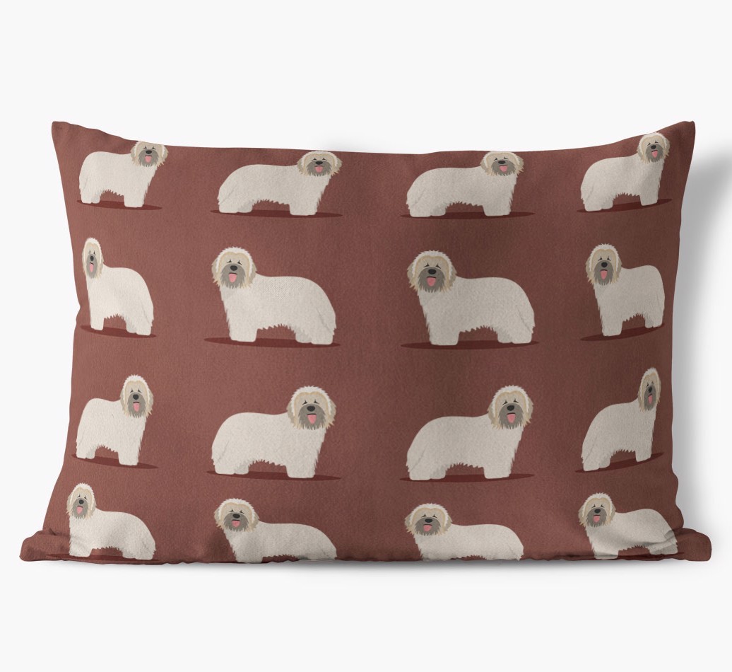 Yappicon Profile Pattern: Personalized {breedFullName} Soft Touch Pillow