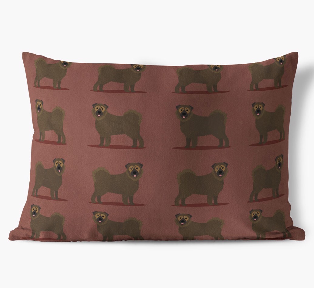 Yappicon Profile Pattern: Personalized {breedFullName} Soft Touch Pillow