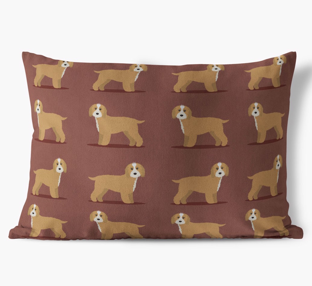 Yappicon Profile Pattern: Personalised {breedFullName} Soft Touch Cushion