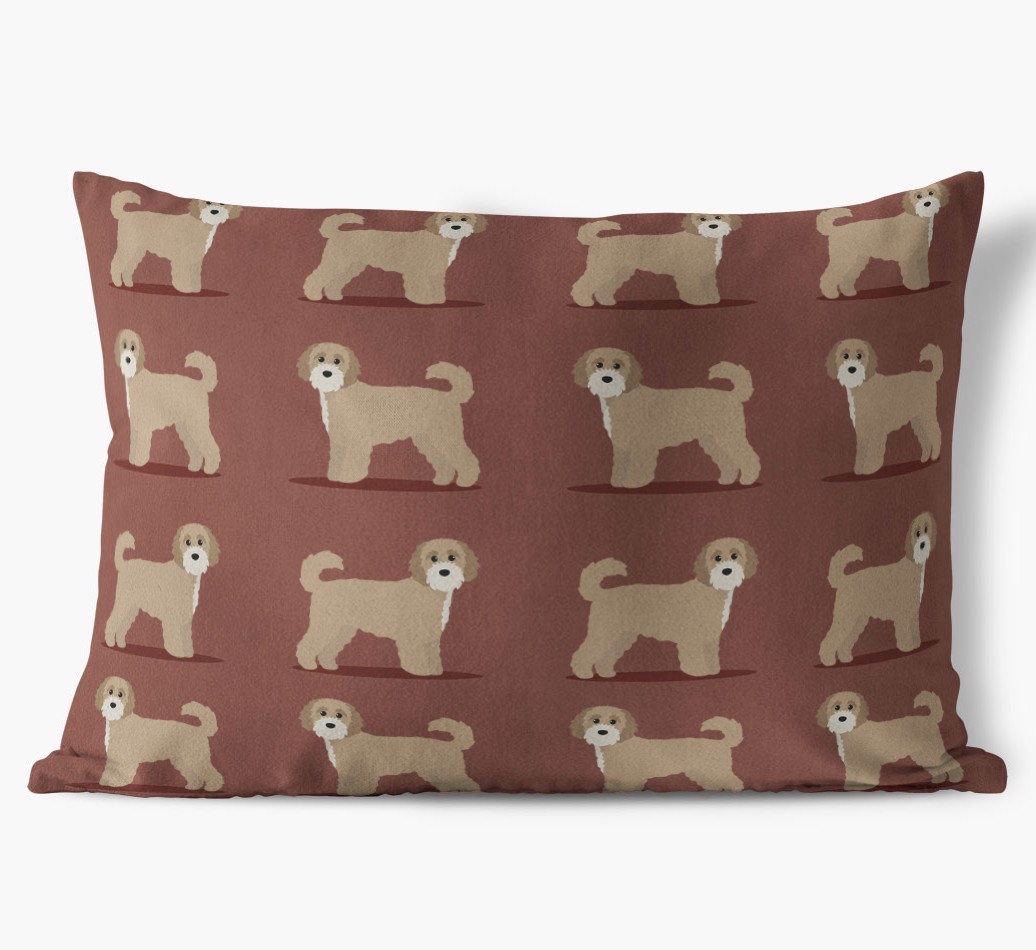 Yappicon Profile Pattern: Personalised {breedFullName} Soft Touch Cushion