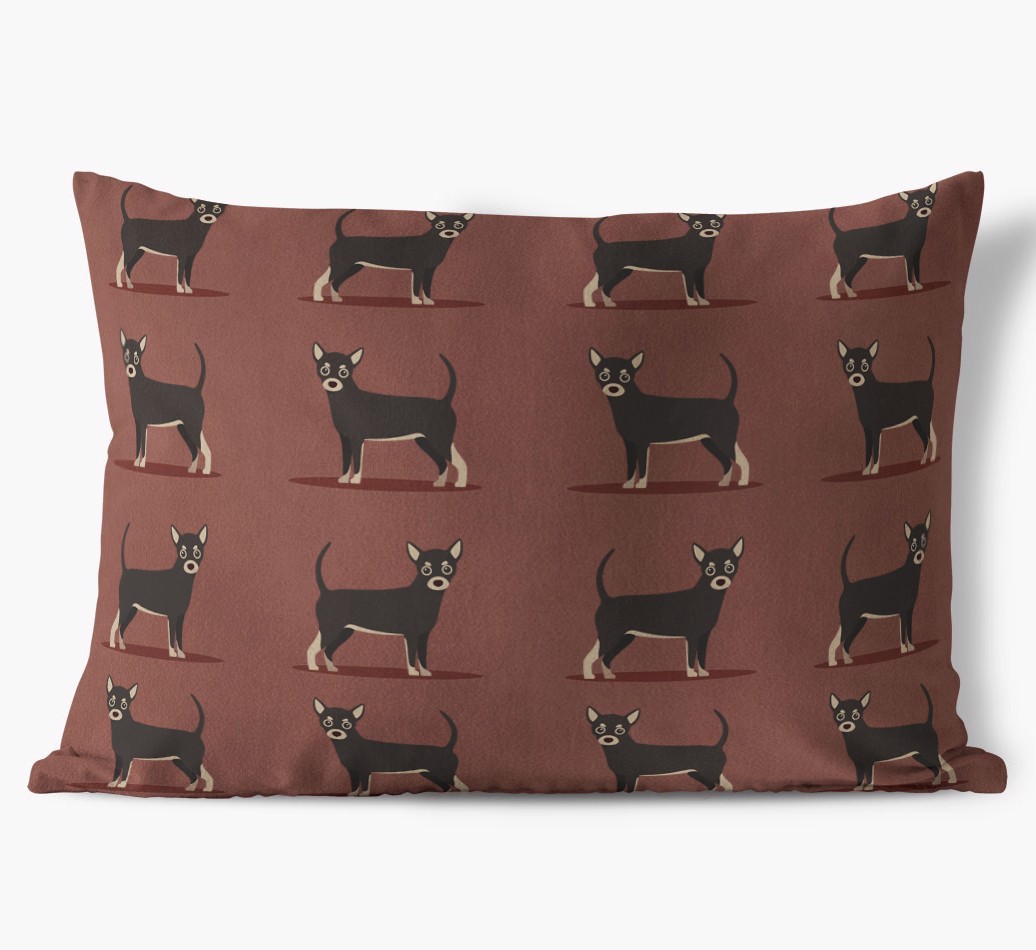 Yappicon Profile Pattern: Personalized {breedFullName} Soft Touch Pillow