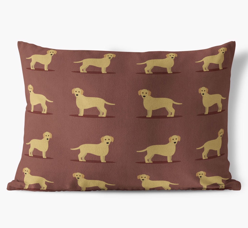 Yappicon Profile Pattern: Personalized {breedFullName} Soft Touch Pillow