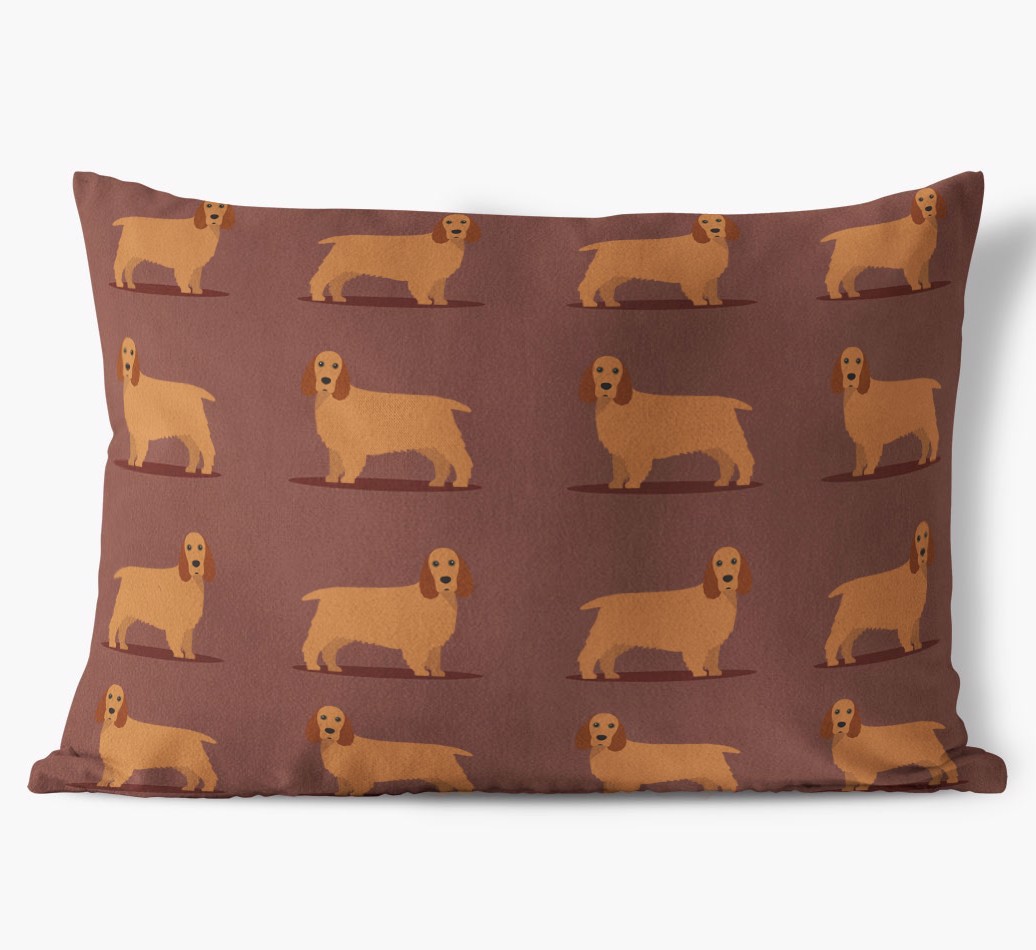 Yappicon Profile Pattern: Personalised {breedFullName} Soft Touch Cushion