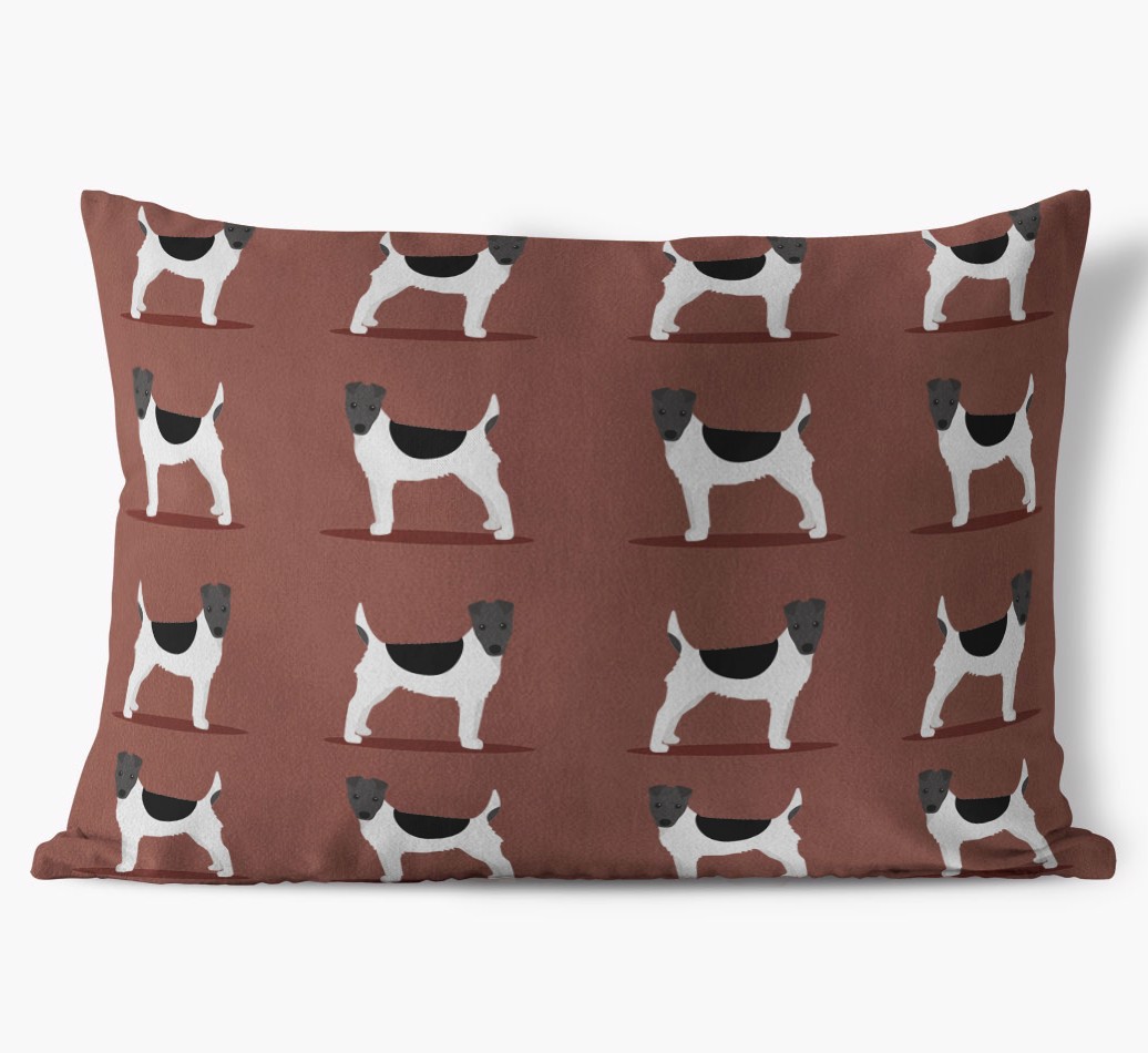 Yappicon Profile Pattern: Personalized {breedFullName} Soft Touch Pillow