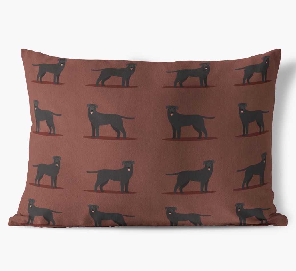 Yappicon Profile Pattern: Personalized {breedFullName} Soft Touch Pillow