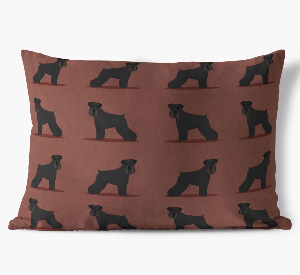 Yappicon Profile Pattern: Personalized {breedFullName} Soft Touch Pillow