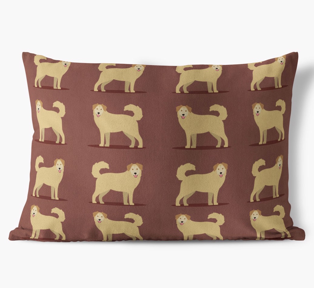 Yappicon Profile Pattern: Personalised {breedFullName} Soft Touch Cushion