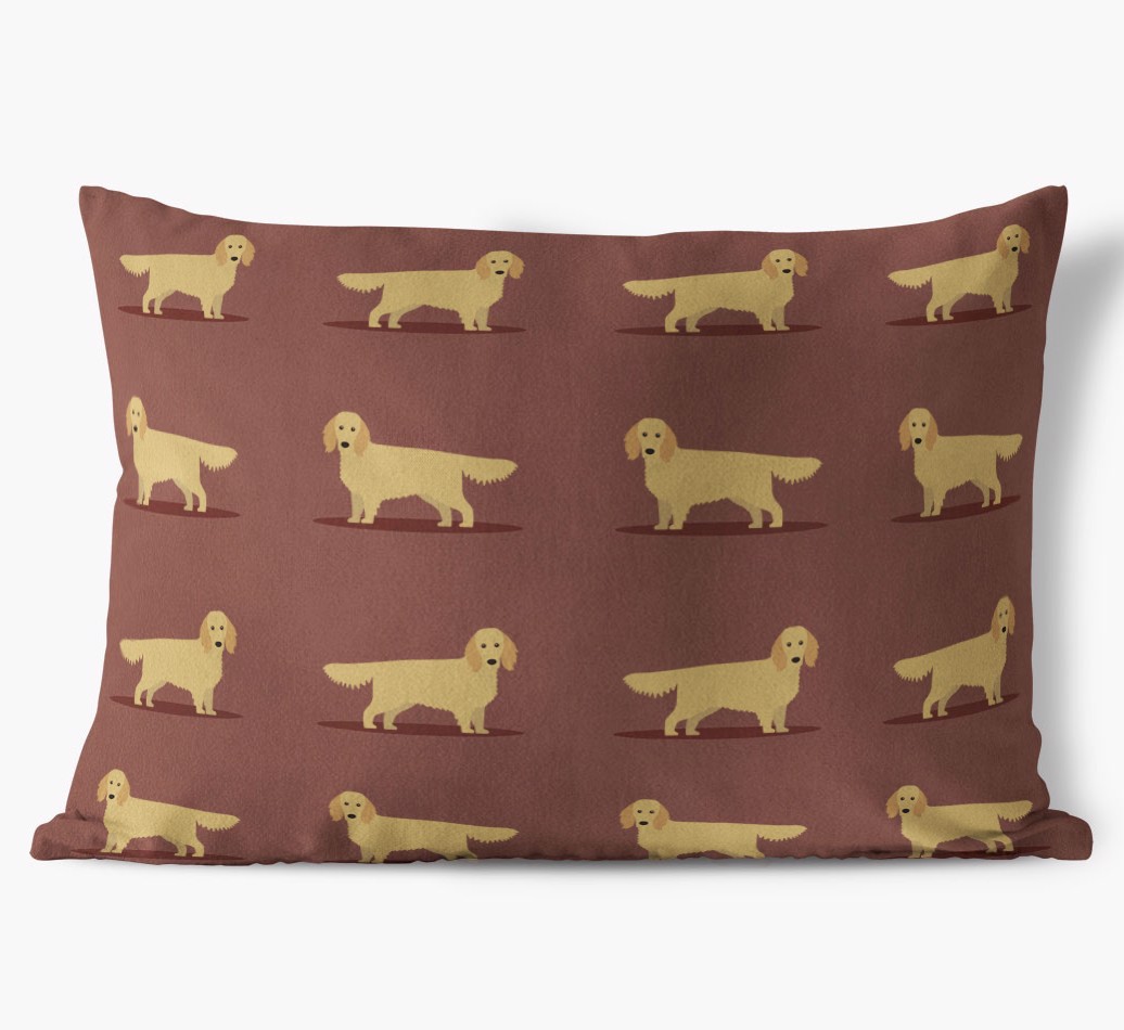 Yappicon Profile Pattern: Personalized {breedFullName} Soft Touch Pillow