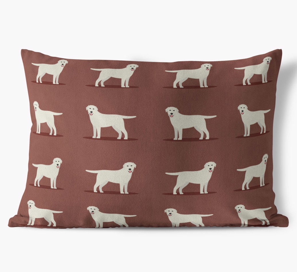 Yappicon Profile Pattern: Personalized {breedFullName} Soft Touch Pillow