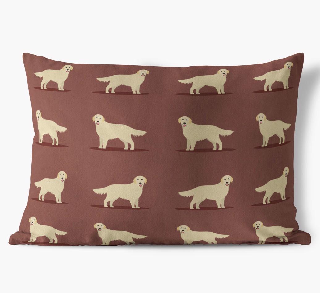 Yappicon Profile Pattern: Personalized {breedFullName} Soft Touch Pillow