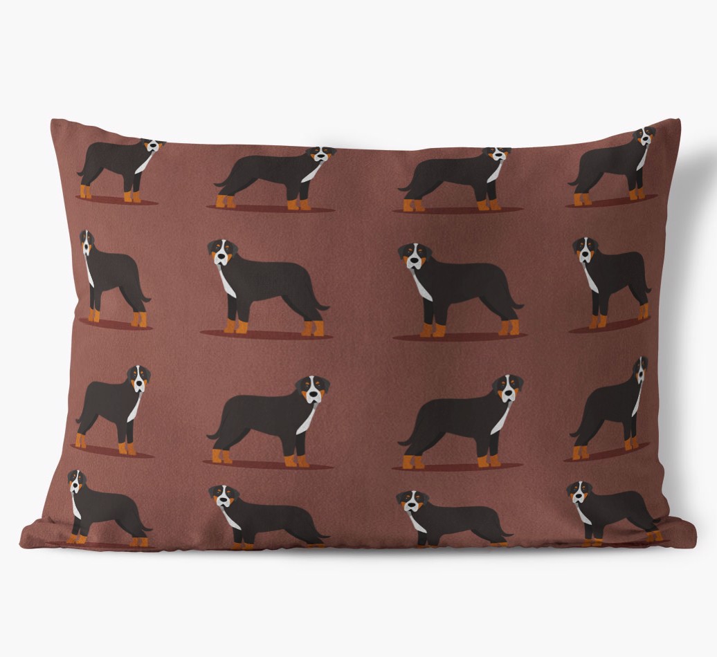 Yappicon Profile Pattern: Personalised {breedFullName} Soft Touch Cushion