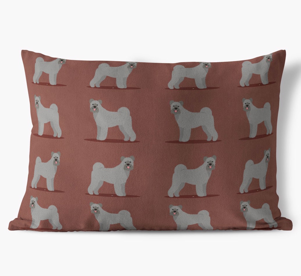 Yappicon Profile Pattern: Personalised {breedFullName} Soft Touch Cushion