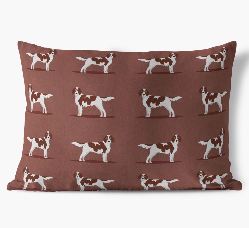 Yappicon Profile Pattern: Personalized {breedFullName} Soft Touch Pillow