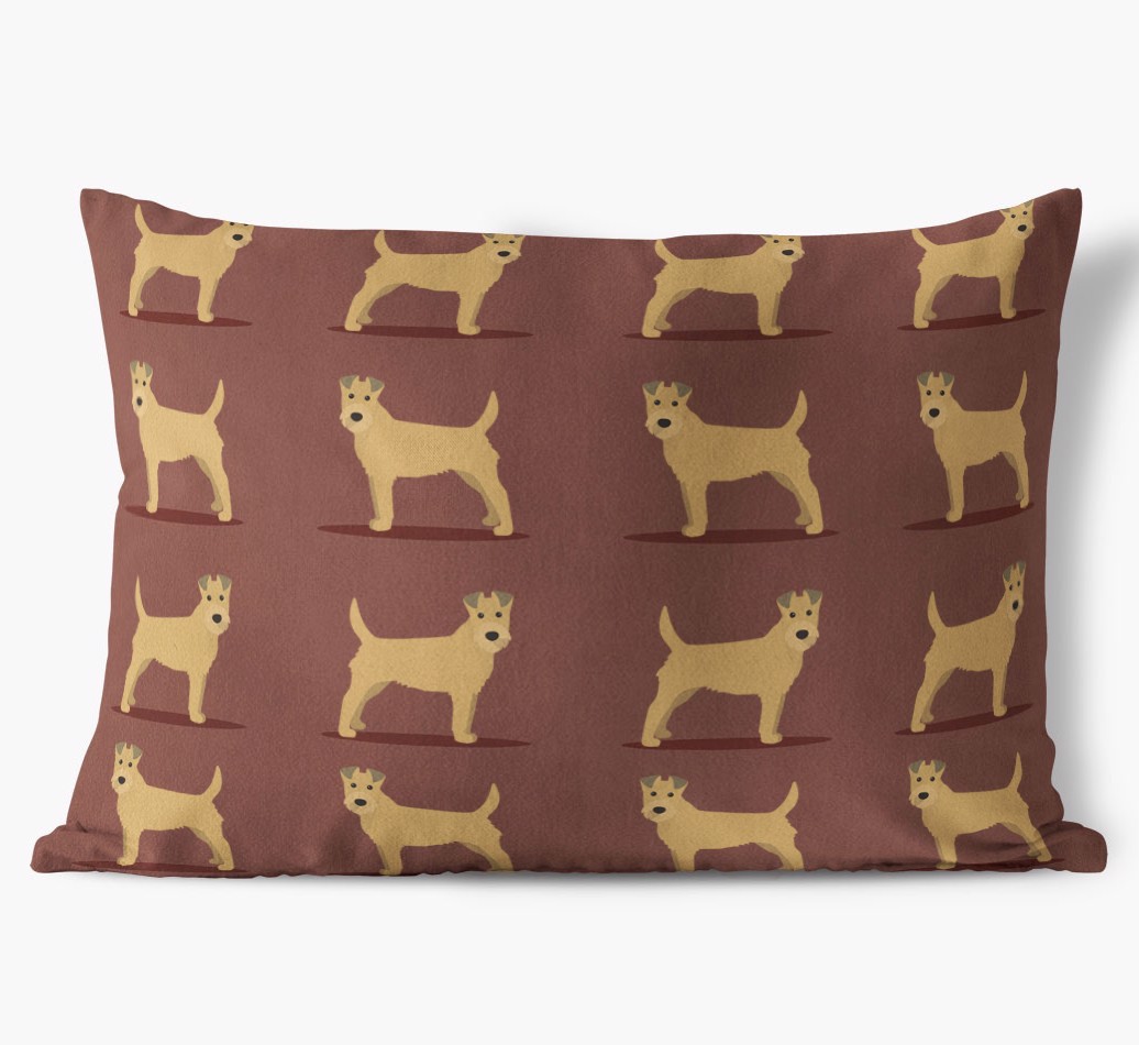 Yappicon Profile Pattern: Personalised {breedFullName} Soft Touch Cushion