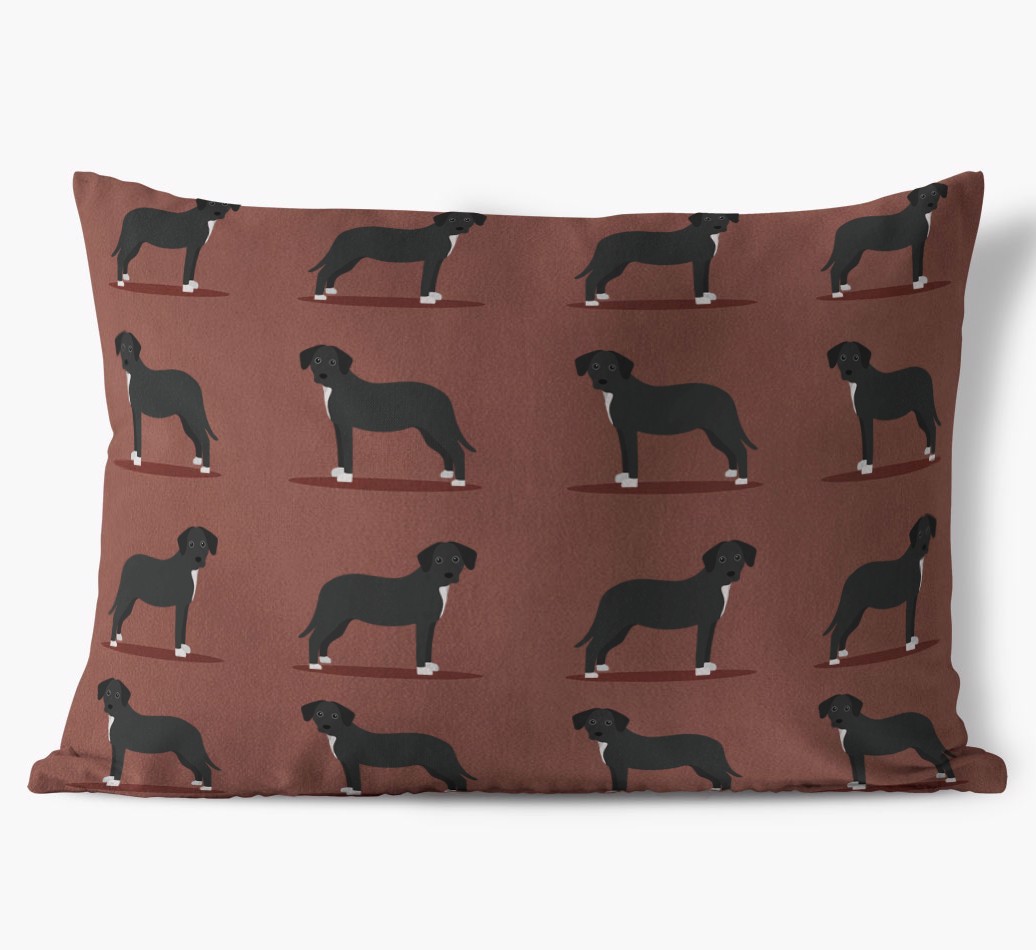 Yappicon Profile Pattern: Personalized {breedFullName} Soft Touch Pillow