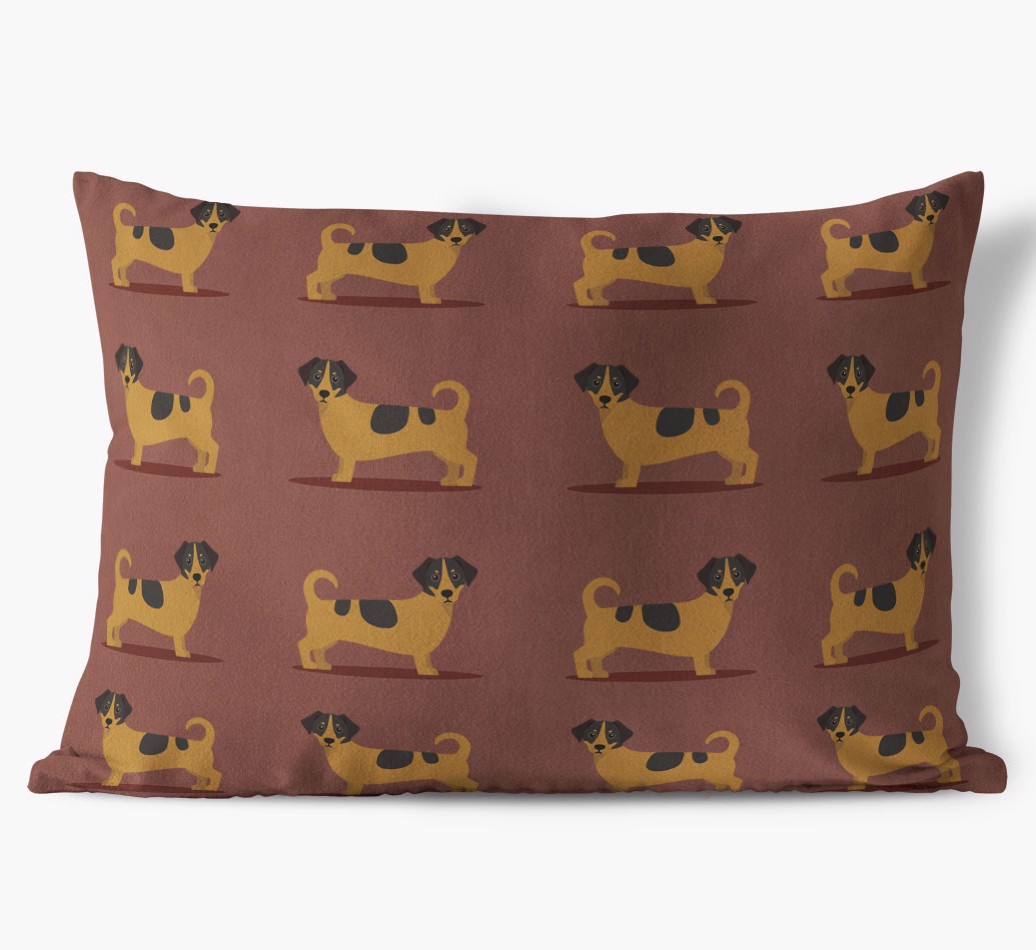 Yappicon Profile Pattern: Personalized {breedFullName} Soft Touch Pillow