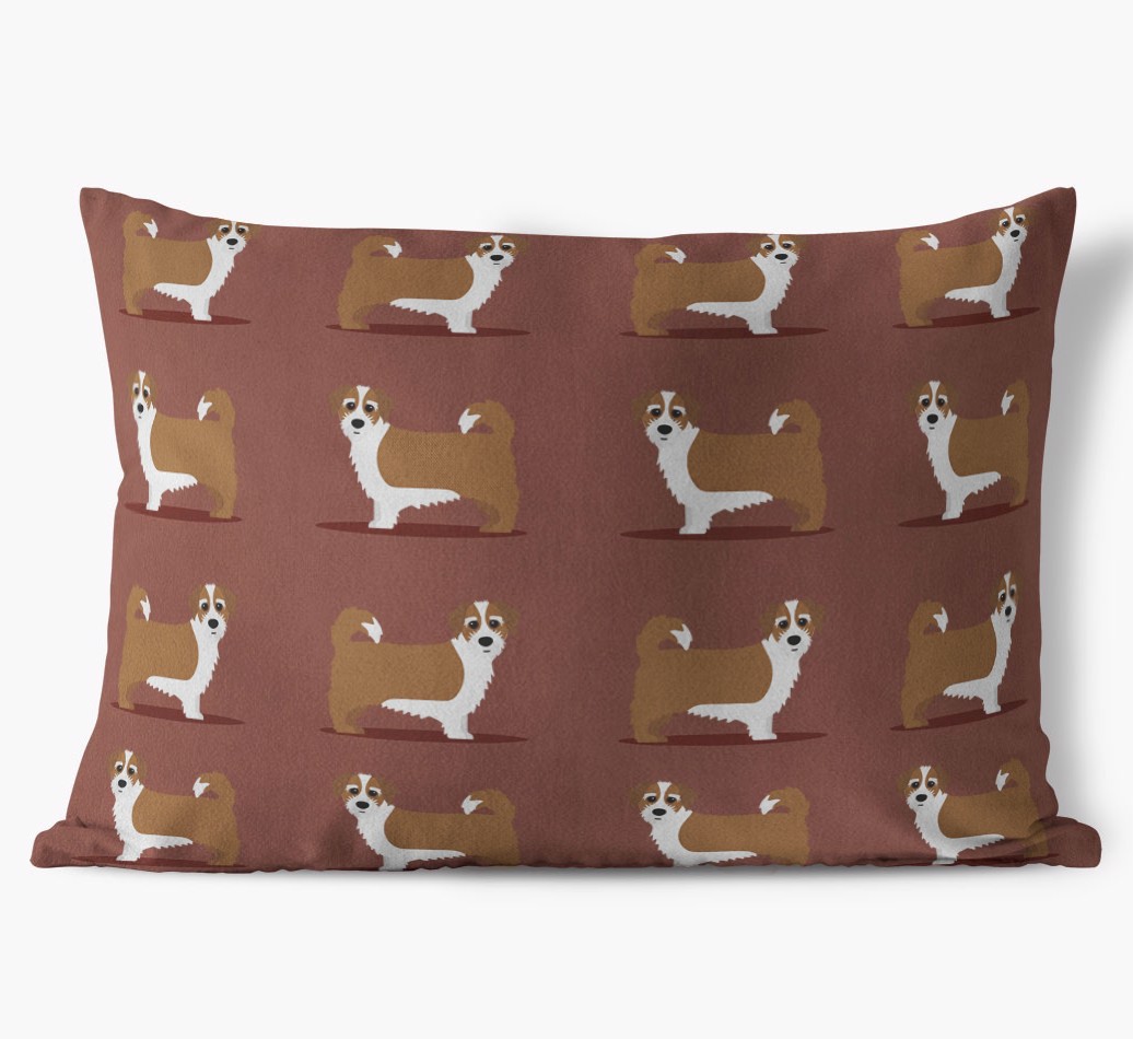 Yappicon Profile Pattern: Personalized {breedFullName} Soft Touch Pillow
