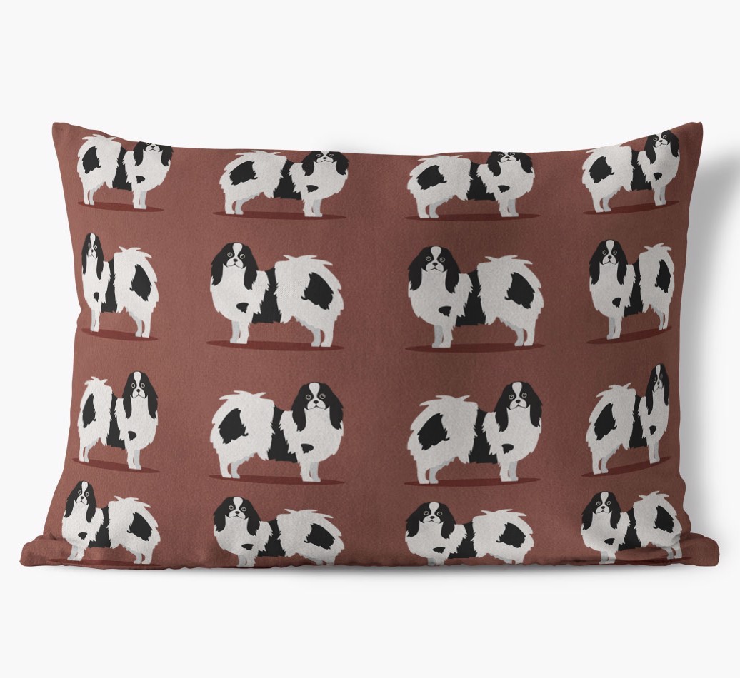 Yappicon Profile Pattern: Personalized {breedFullName} Soft Touch Pillow