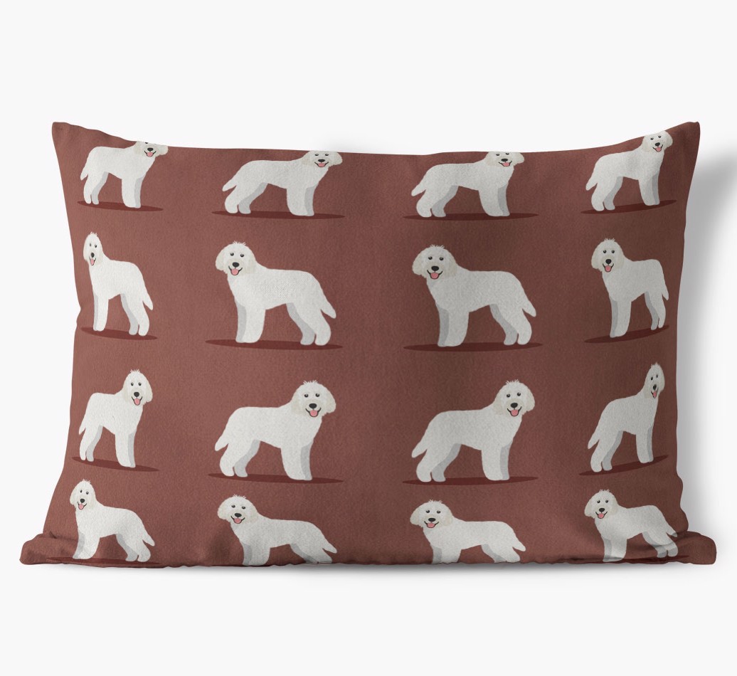 Yappicon Profile Pattern: Personalised {breedFullName} Soft Touch Cushion