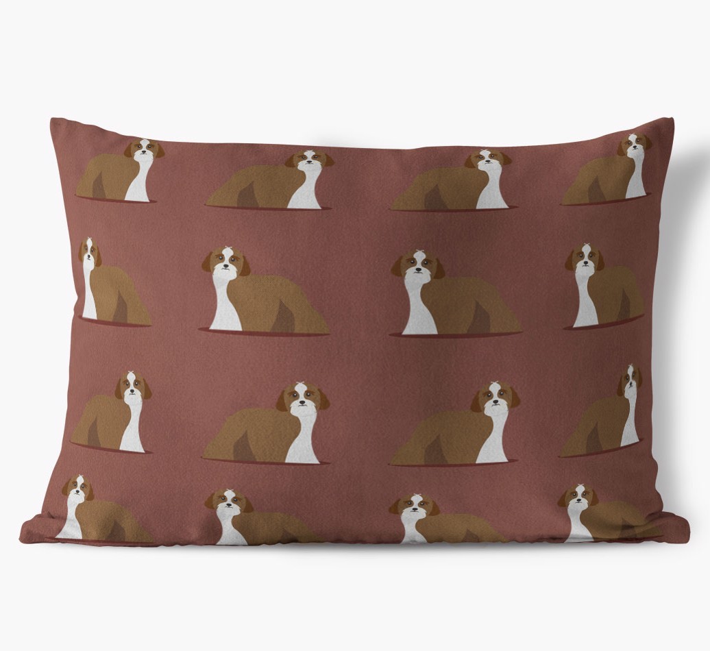 Yappicon Profile Pattern: Personalised {breedFullName} Soft Touch Cushion