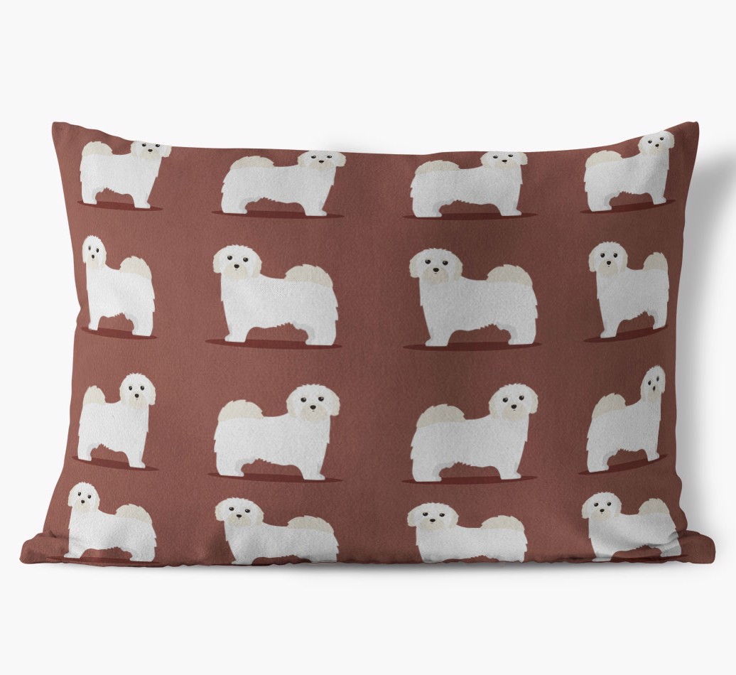 Yappicon Profile Pattern: Personalised {breedFullName} Soft Touch Cushion
