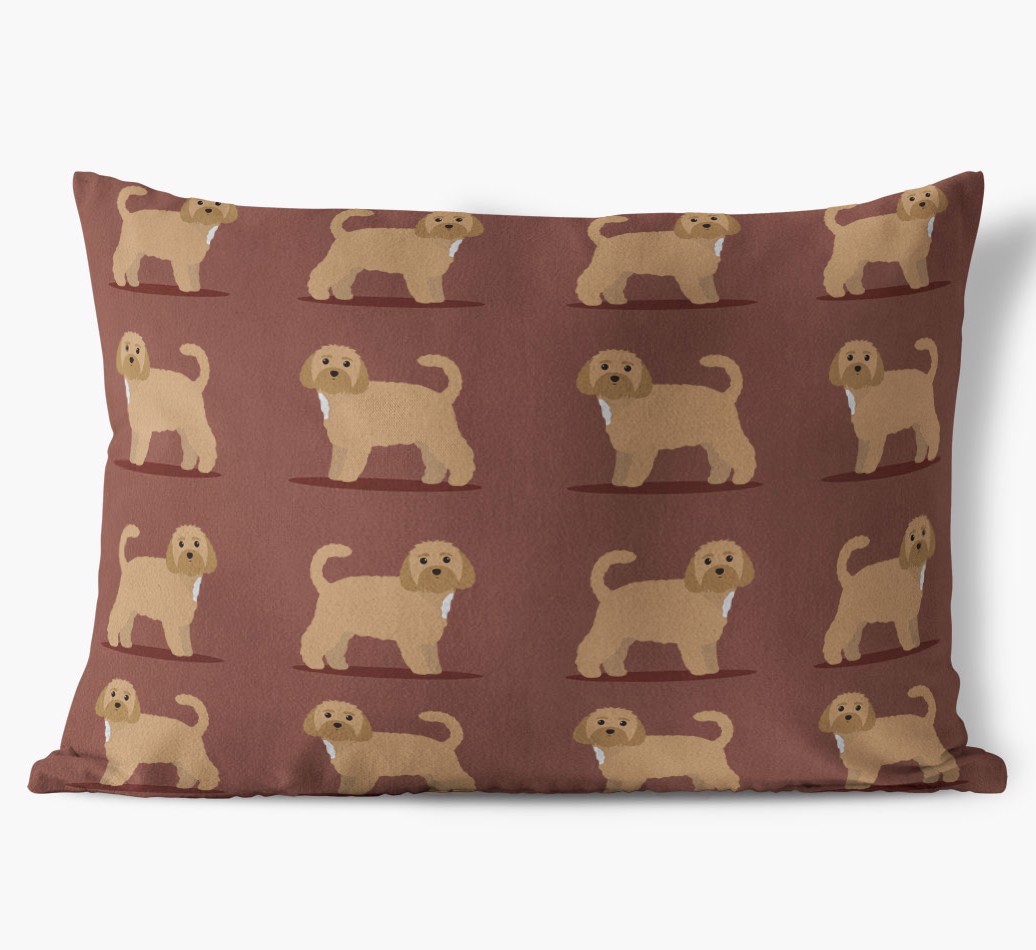 Yappicon Profile Pattern: Personalized {breedFullName} Soft Touch Pillow