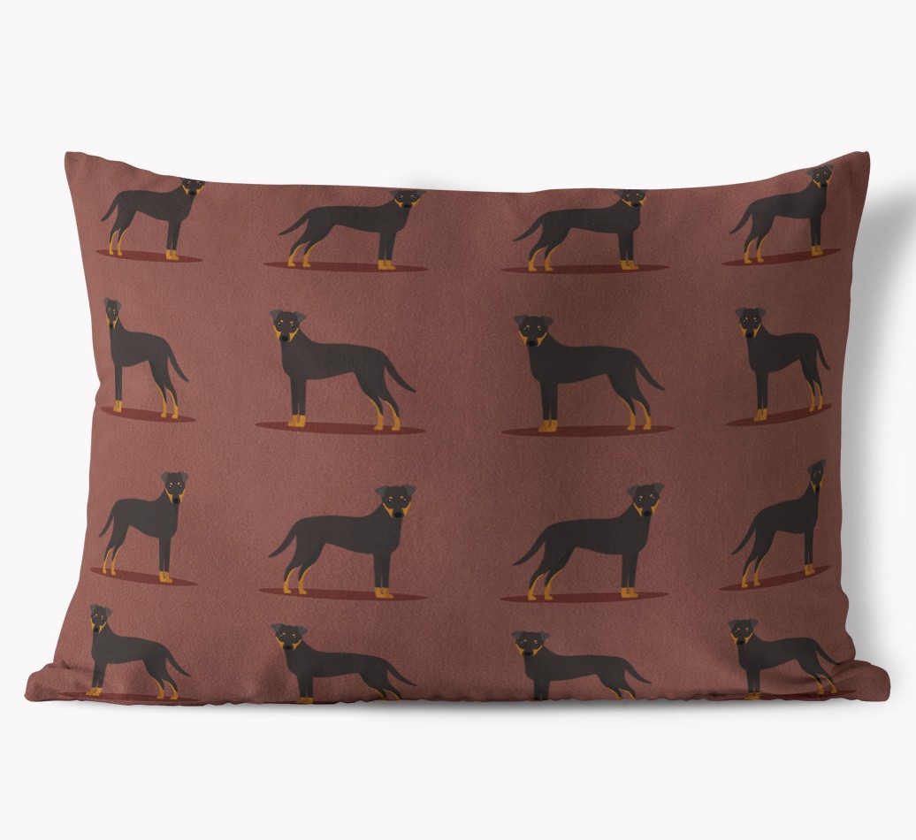 Yappicon Profile Pattern: Personalized {breedFullName} Soft Touch Pillow