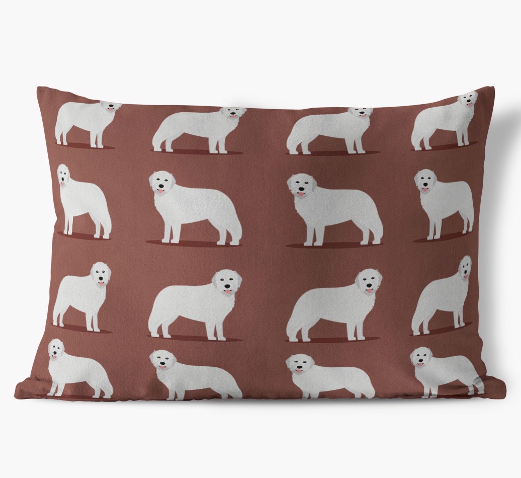 Yappicon Profile Pattern: Personalized {breedFullName} Soft Touch Pillow
