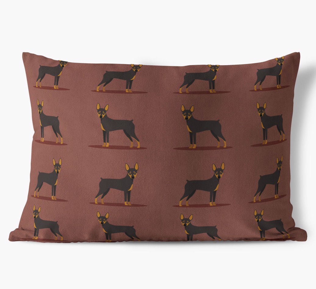 Yappicon Profile Pattern: Personalized {breedFullName} Soft Touch Pillow