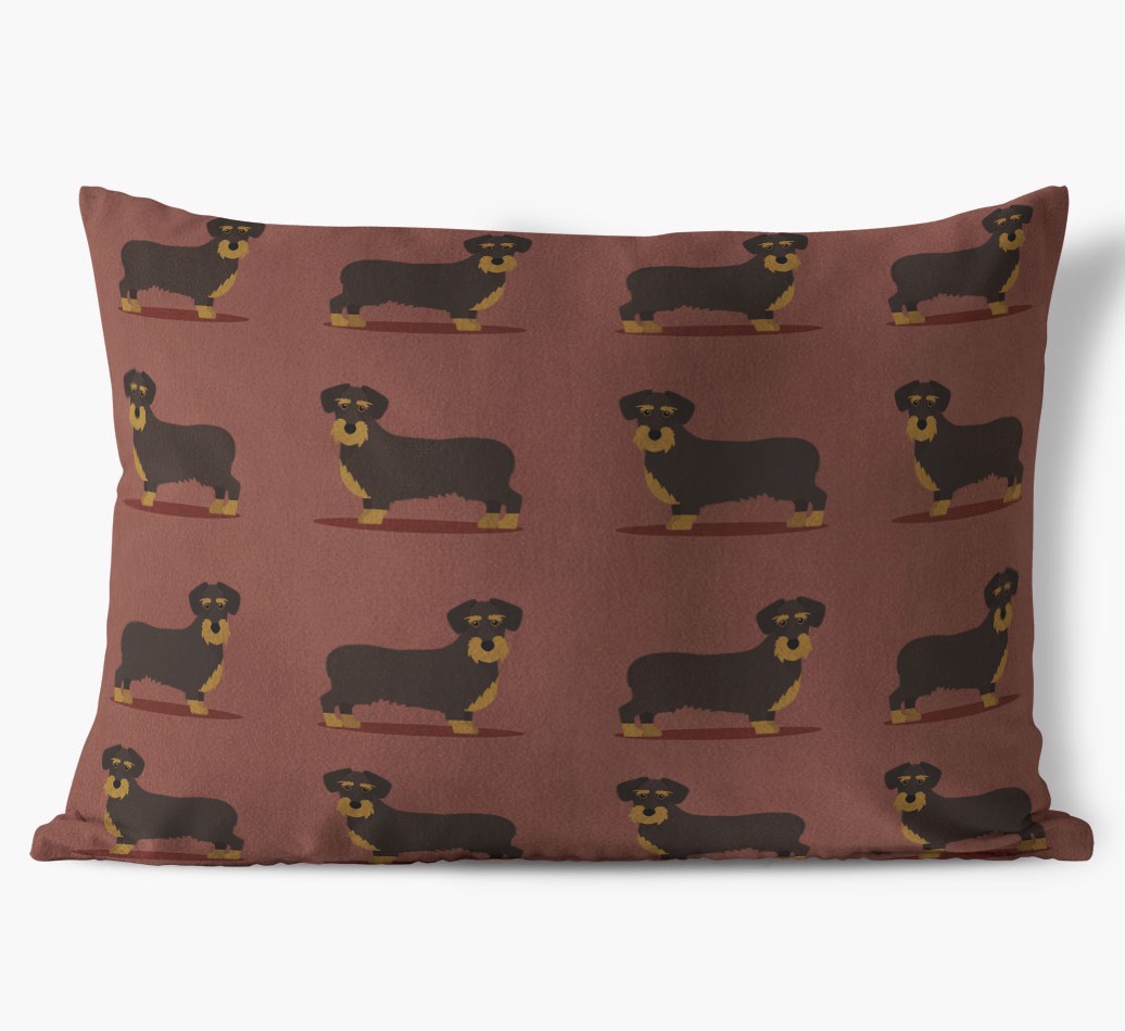 Yappicon Profile Pattern: Personalized {breedFullName} Soft Touch Pillow