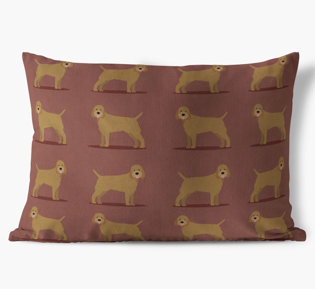 Yappicon Profile Pattern: Personalized {breedFullName} Soft Touch Pillow