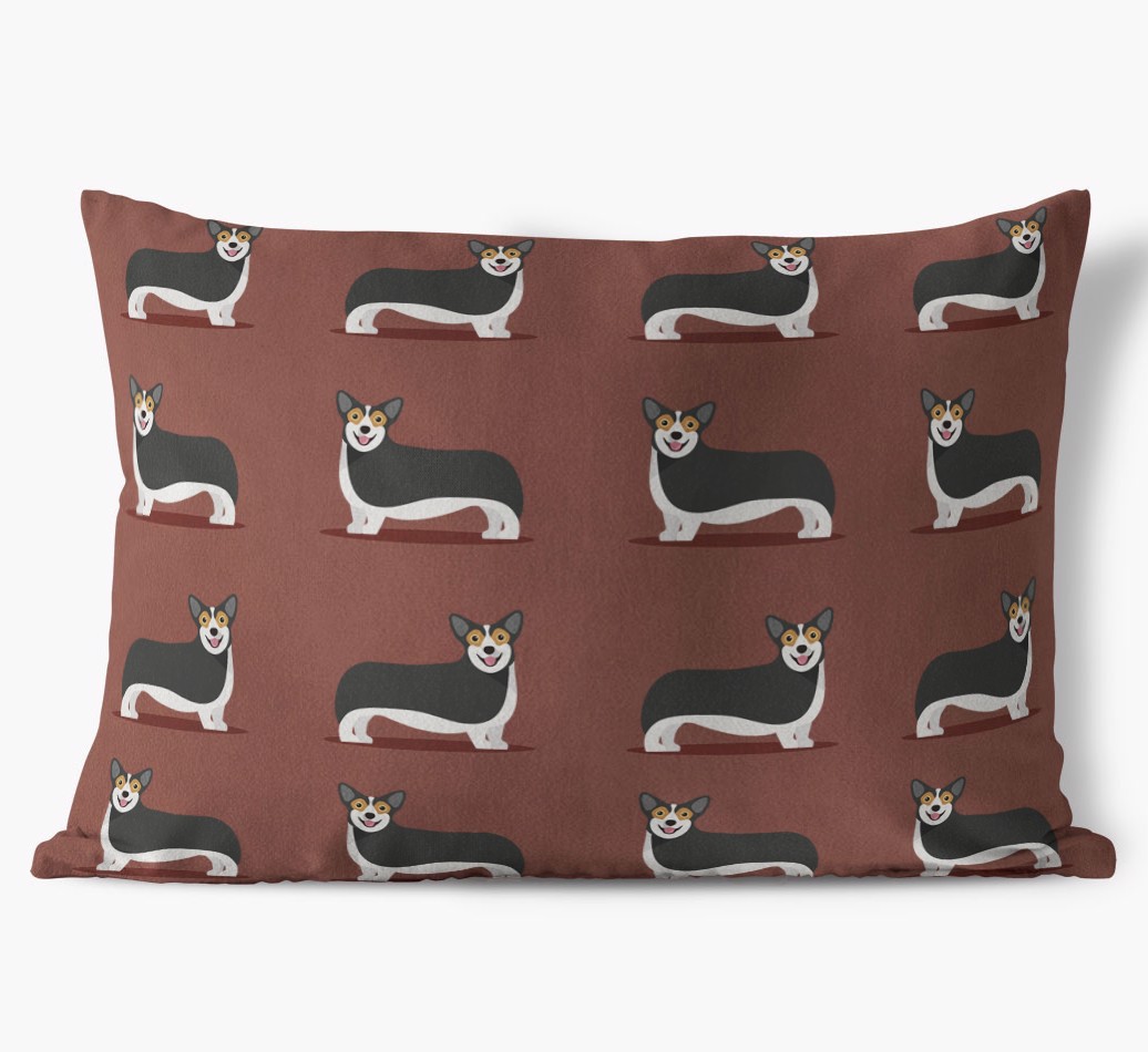 Yappicon Profile Pattern: Personalised {breedFullName} Soft Touch Cushion