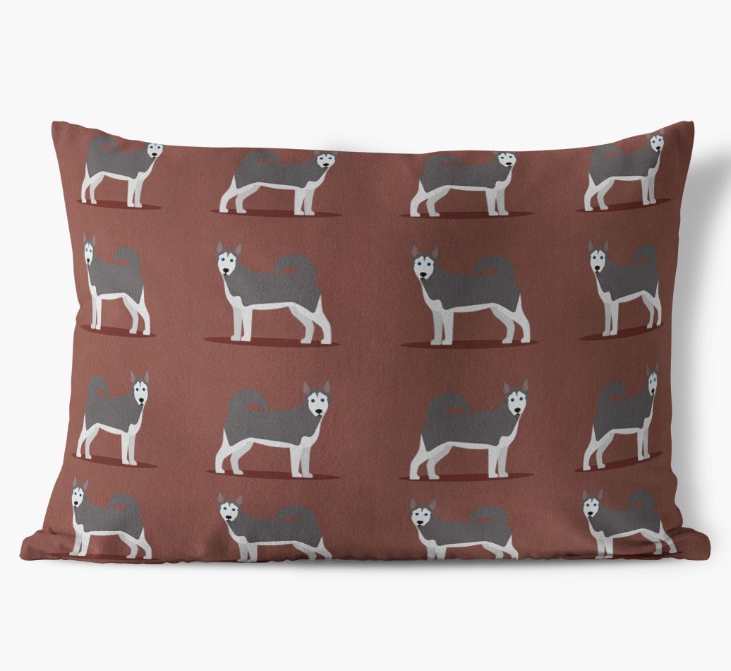 Yappicon Profile Pattern: Personalised {breedFullName} Soft Touch Cushion