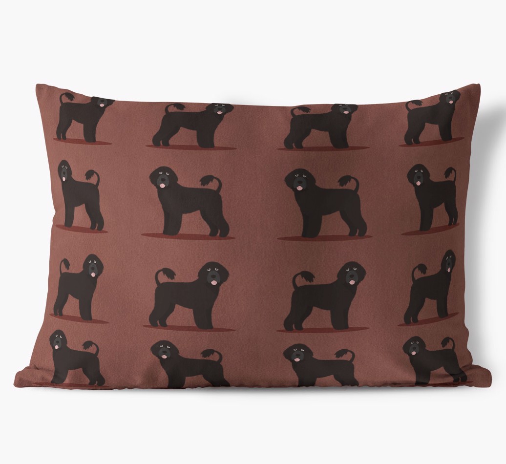 Yappicon Profile Pattern: Personalized {breedFullName} Soft Touch Pillow