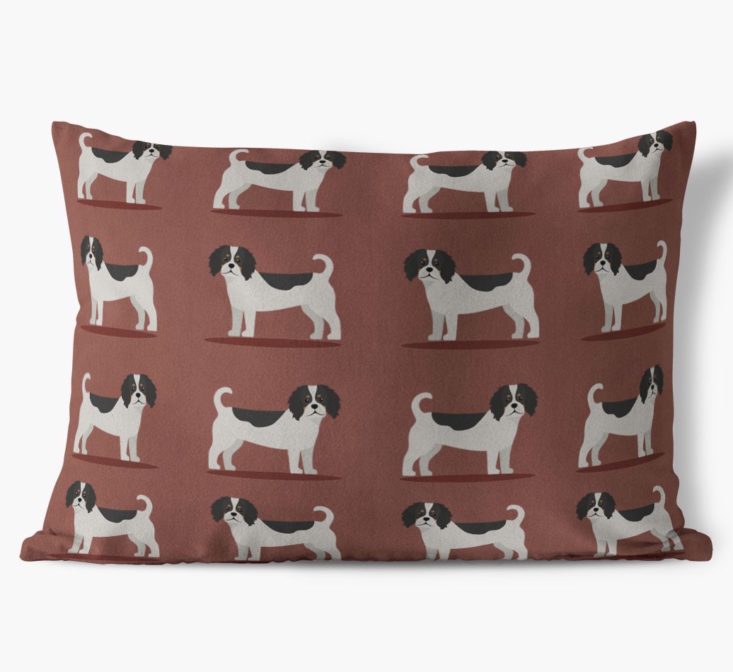 Yappicon Profile Pattern: Personalised {breedFullName} Soft Touch Cushion