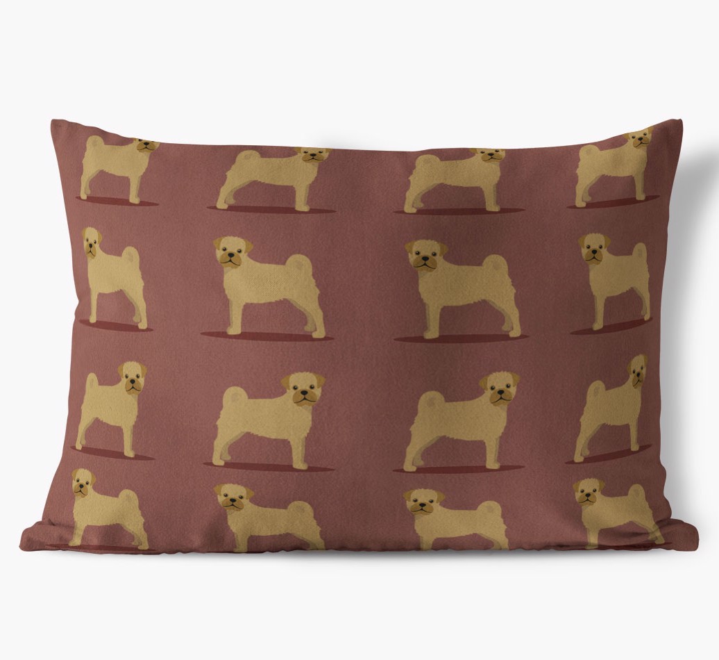 Yappicon Profile Pattern: Personalised {breedFullName} Soft Touch Cushion