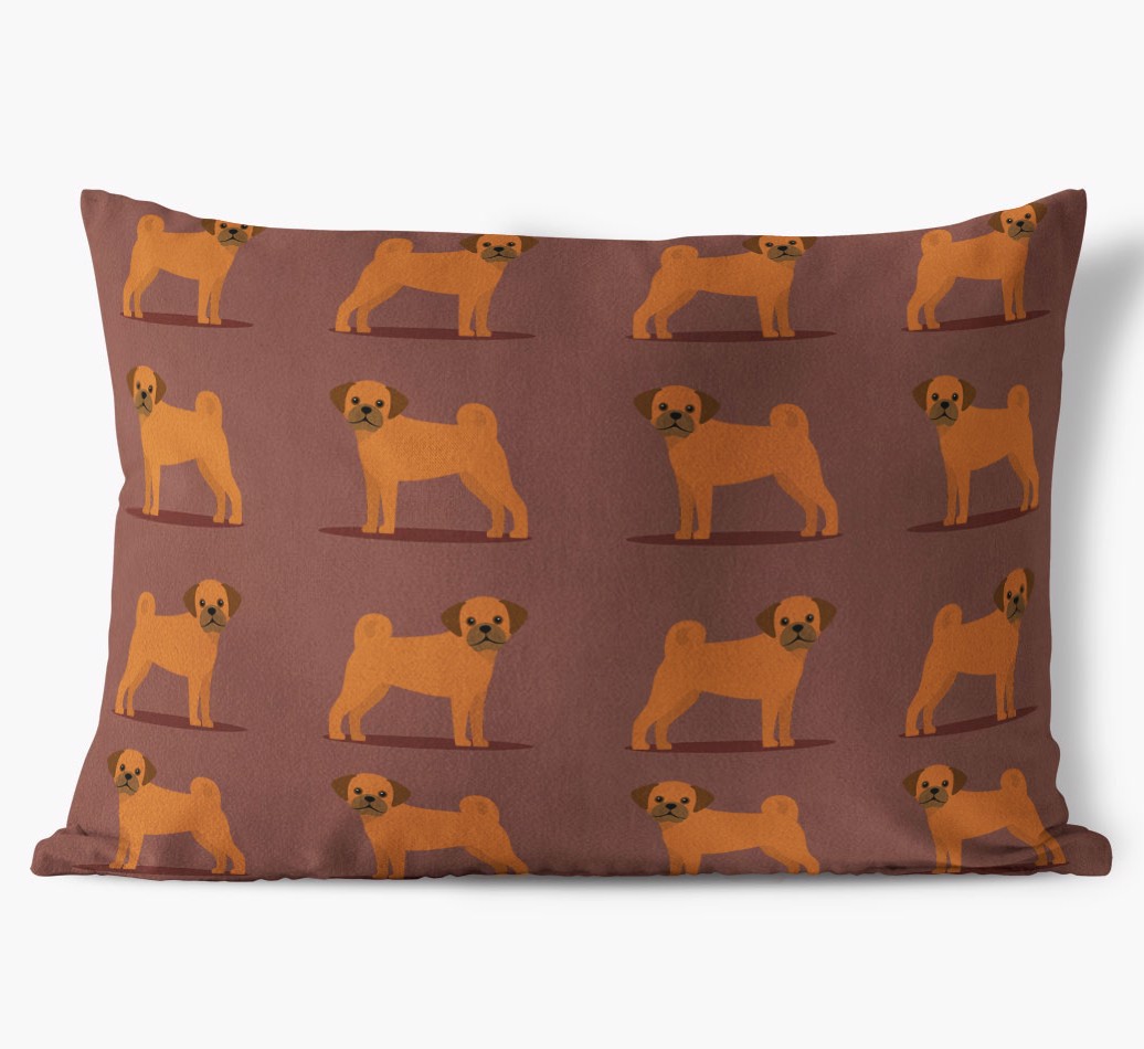 Yappicon Profile Pattern: Personalized {breedFullName} Soft Touch Pillow
