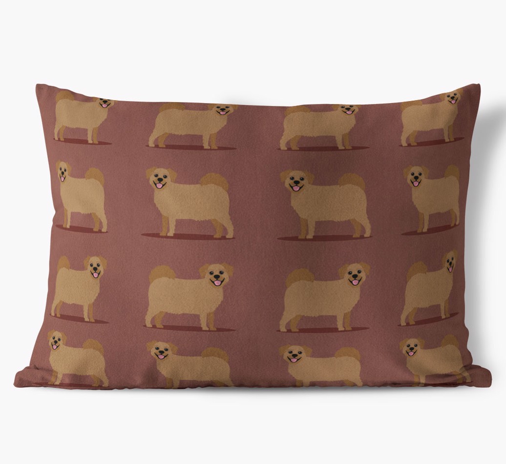 Yappicon Profile Pattern: Personalized {breedFullName} Soft Touch Pillow