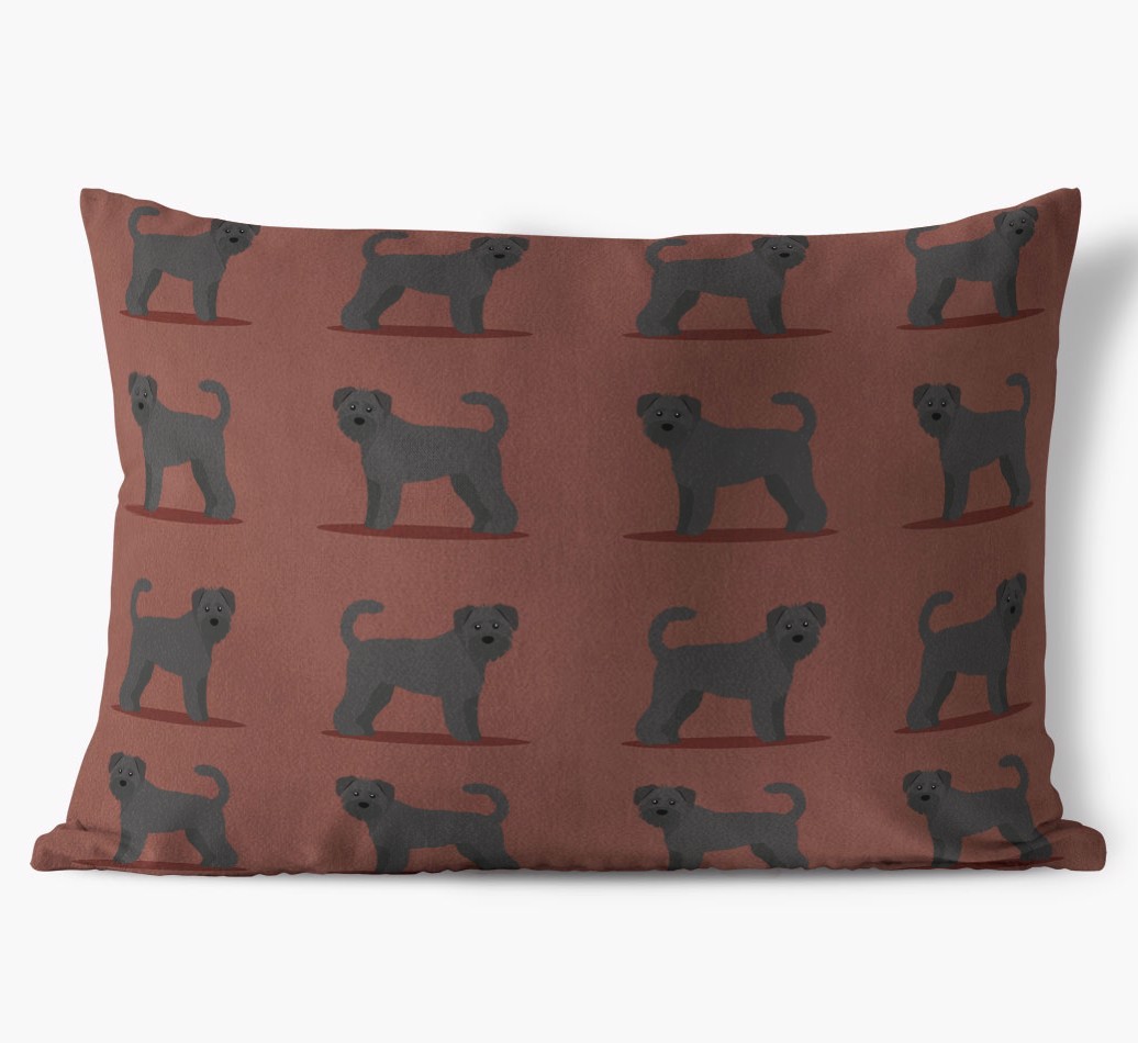 Yappicon Profile Pattern: Personalized {breedFullName} Soft Touch Pillow