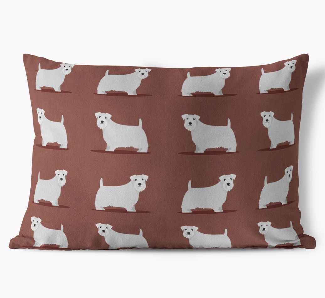 Yappicon Profile Pattern: Personalised {breedFullName} Soft Touch Cushion