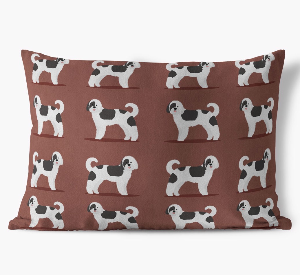 Yappicon Profile Pattern: Personalized {breedFullName} Soft Touch Pillow